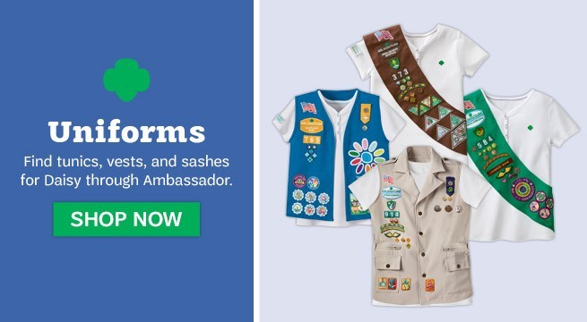 Uniforms. Find tunics, vests, and sashes for Daisy through Ambassador. Shop Now.